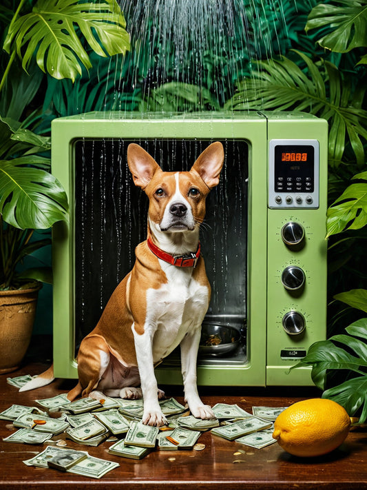 Hunde-Regen im Geldparadies