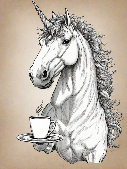 Kaffeekränzchen mit dem Einhorn